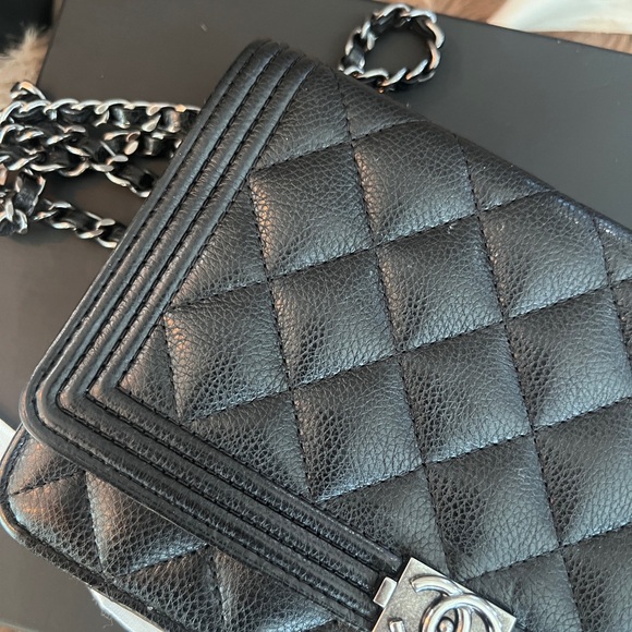 Chanel Boy WOC, black with ruthenium hardware
Authentic, in Like-New Condition - Picture 2 of 14
